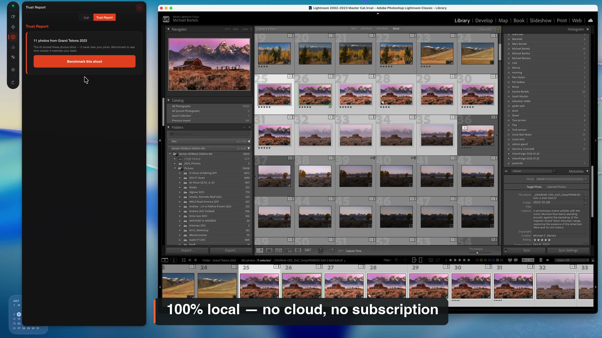 LrForge running beside Lightroom Classic
